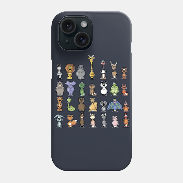 I Love Zoo Animals Phone Case by Aine Creative Designs