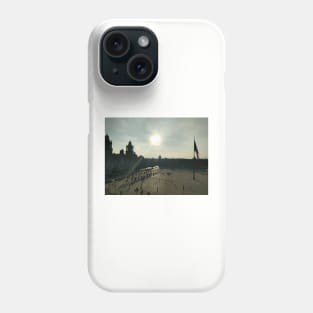 Zócalo Cathedral and Flag Phone Case