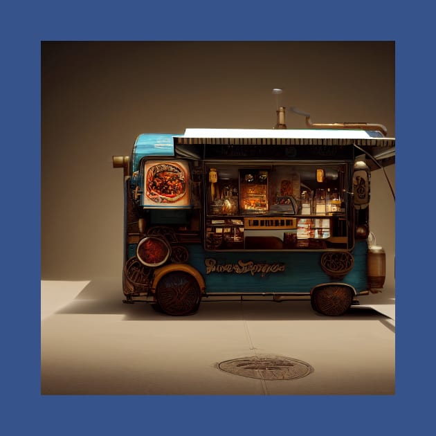 Steampunk Tokyo Ramen Food Truck by Grassroots Green