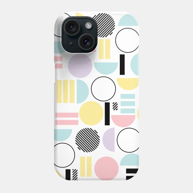 Abstract geometric shapes Phone Case by Vilmos Varga