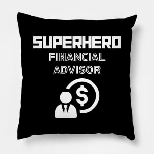 Superhero Financial Advisor Pillow