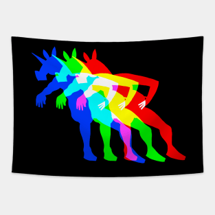 RGB Unicorn V02 Tapestry