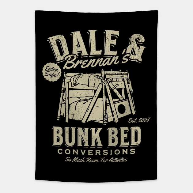 Dale & Brennan's Bunk Beds Tapestry by Three Meat Curry