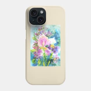 Joyful Watercolor Painting Phone Case