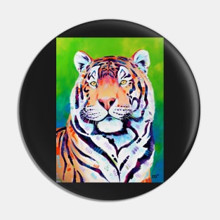 Shining Bright - Tiger Art Pin