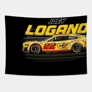 Joey Logano #22 Mustang Tapestry