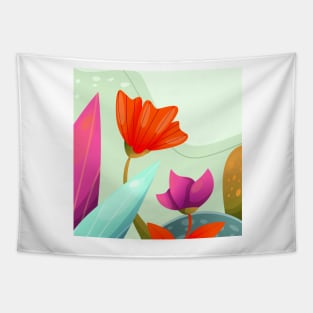 Beautiful Flower Art Tapestry