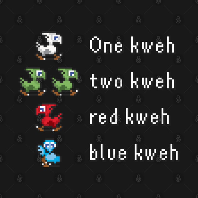 One Kweh Two Kweh Red Kweh Blue Kweh by inotyler