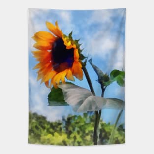 Sunflower Against the Sky Tapestry