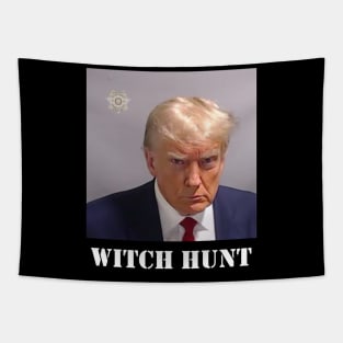 DONALD TRUMP MUGSHOT WITCH HUNT Tapestry