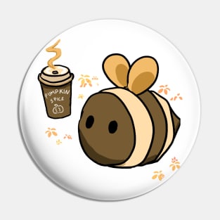 Pumpkin Spice Bee Pin