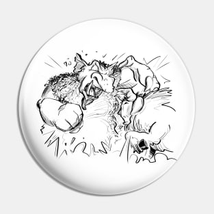 The Three Billy Goats Gruff - Fight Scene Pin