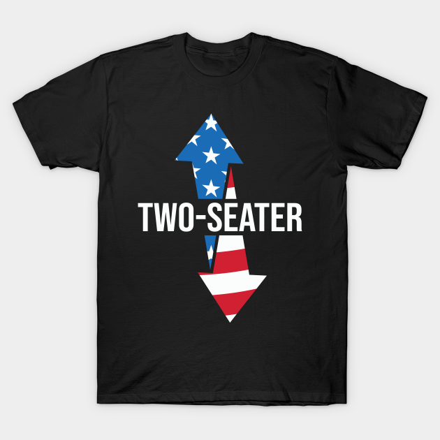 - Two Seater Arrow 4th Of July - T-Shirt