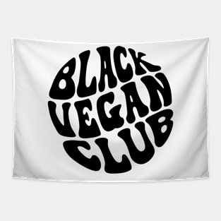 Black Vegan Club Tapestry