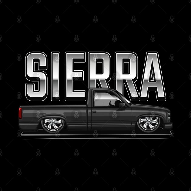 The Sierra Pickup Truck (Onyx Black) by Jiooji Project