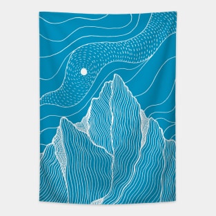 White wind peak Tapestry