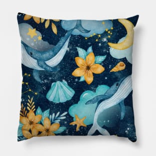 Wales underwater pattern Pillow