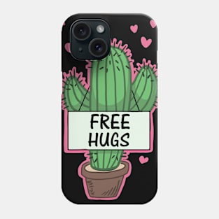 Free Hugs Cactus Phone Case