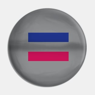 Androgynous flag pride colours circular sphere Pin