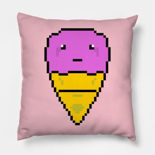 The Pixel Aviary Ice Cream Pillow