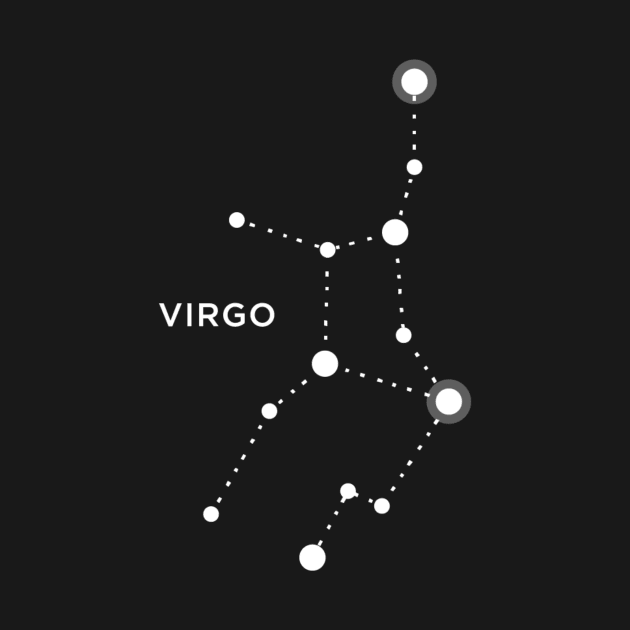 Virgo Zodiac Constellation Sign by writewin