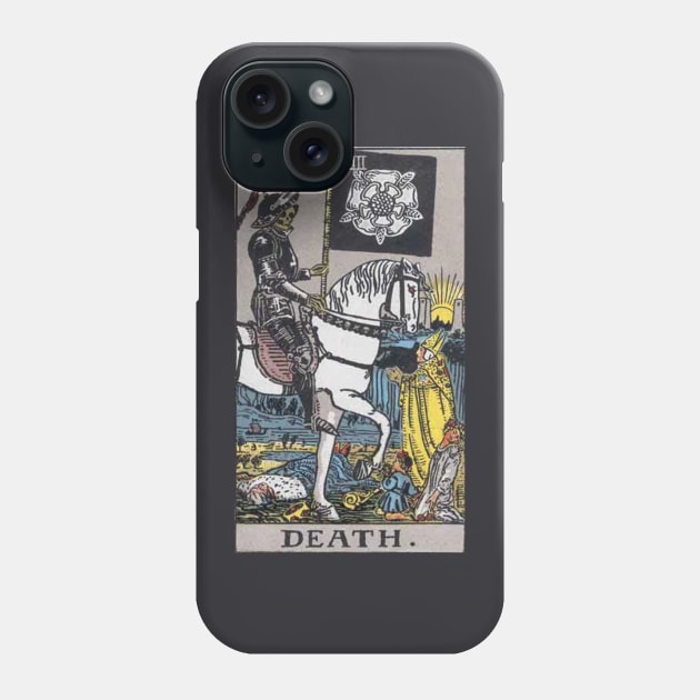 Tarot Deck - Major Arcana - XIII - Death Phone Case by sezinun