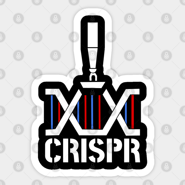 CRISPR DNA Genetic Engineering - Crispr - Sticker