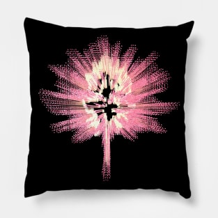 Cherry Blossom Tree Abstract Pillow