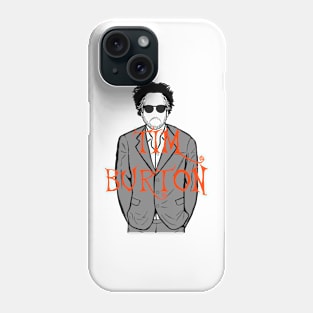 Tim Burton Portrait Phone Case