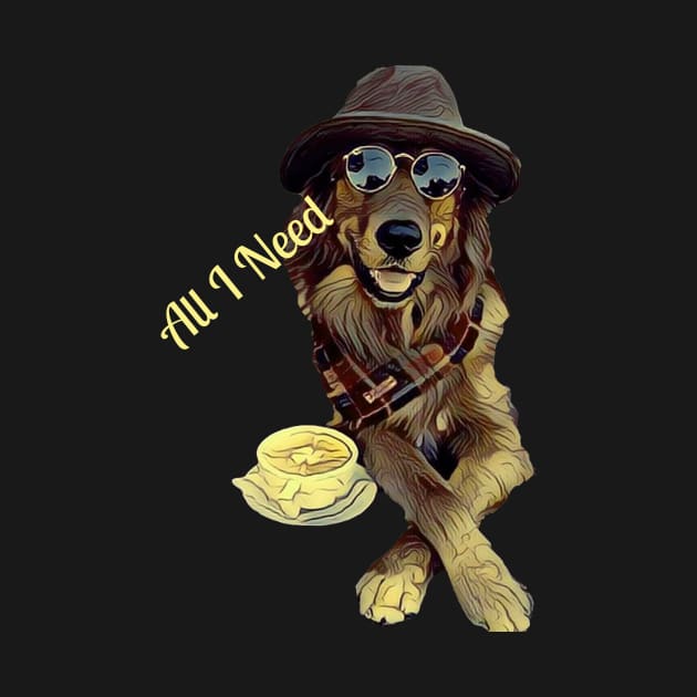 All I Need Is Dogs And Coffee - Dog Lovers Dogs by fromherotozero