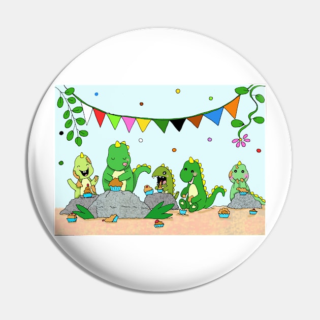 Dino and his friends Pin by Fradema