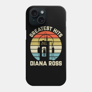 Greatest Hits Diana Retro Walkman Ross Vintage Art Phone Case