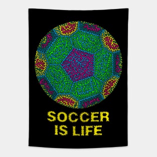 Soccer is Life Tapestry
