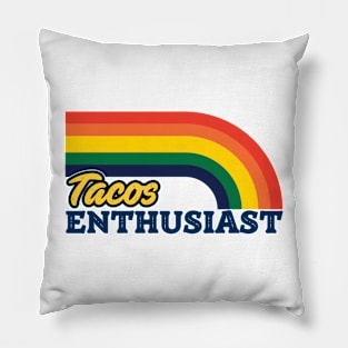 Taco Enthusiast: Taco Lovers' Paradise: Find Your Perfect Gift! Pillow