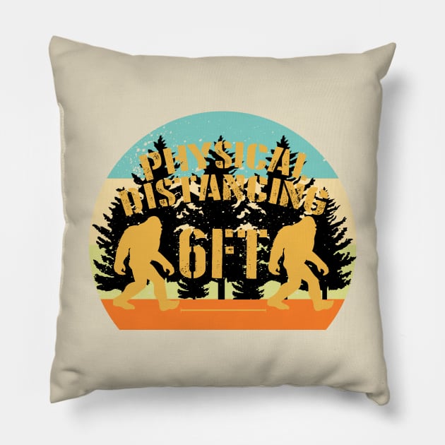 Bigfoot physical Distancing Pillow by Amberstore