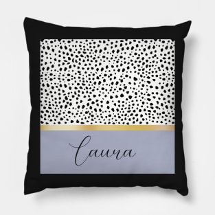 Laura name custom Pillow