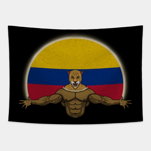 Cheetah Colombia Tapestry by RampArt