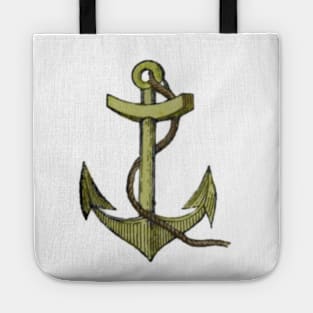 Gold Anchor Tote