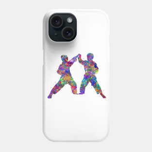 Taekwondo kids fight Phone Case