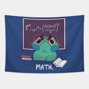 Frog hates Math Tapestry