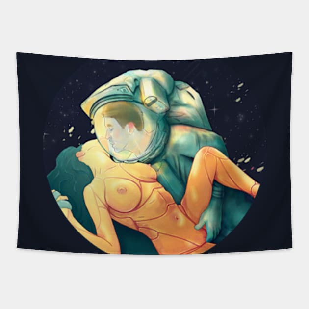 The Kiss Tapestry by Lyara Costa