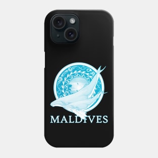 Maldives Republic Humpback Whales Phone Case