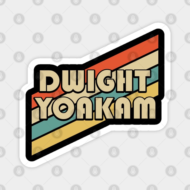 Vintage 80s Dwight Yoakam Magnet by Rios Ferreira