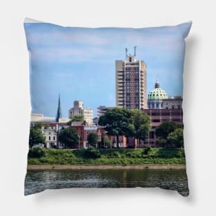 Harrisburg PA Skyline II Pillow