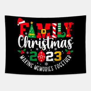 Family Christmas 2023 Making Memories Together Matching Tapestry