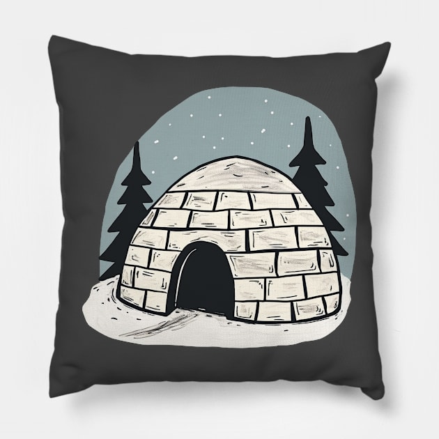 Igloo Pillow by DragonDream