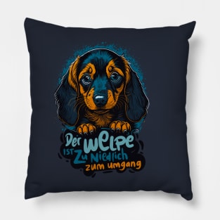 Der Welpe ist zu niedlich zum umgang Pillow