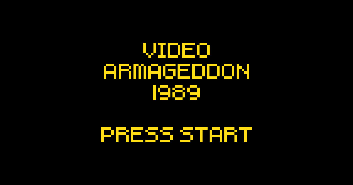 Video Armageddon 1989 Press Start The Wizard 1989 Movie The Wizard