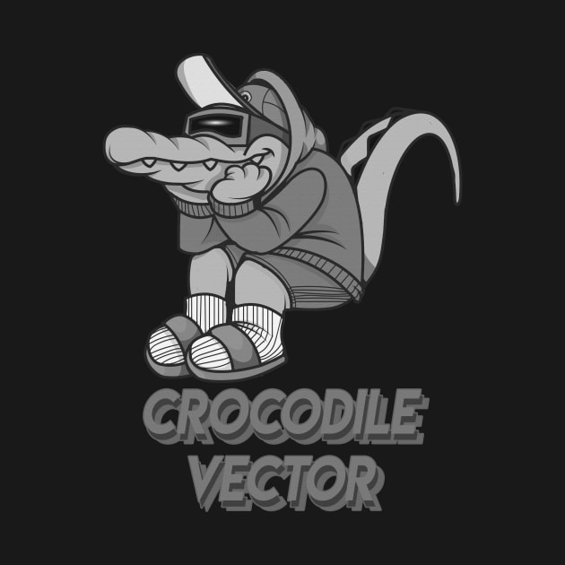 Crocodiles BW by Ayhuemacha Studios