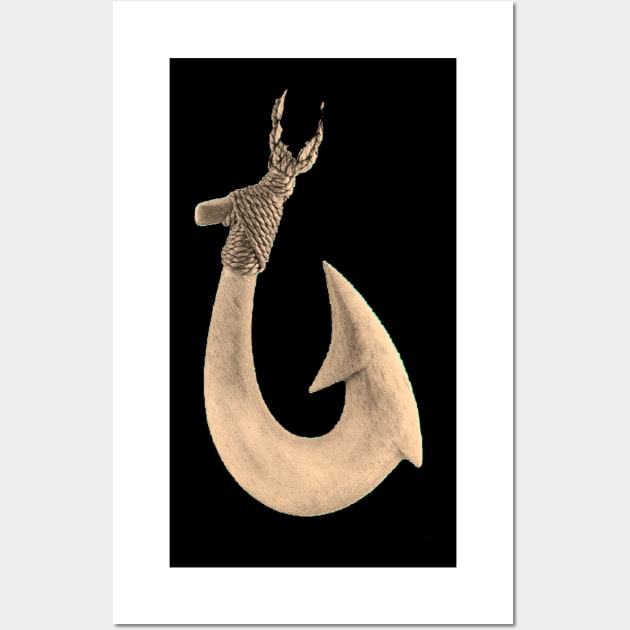 Hawaiian fish hook t-shirt designs - Hawaiian Designs - Posters and Art  Prints